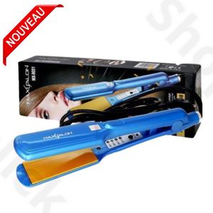 Lisseur Professionnel 2 en 1 Revêtement Céramique Titane Lisseurs et Boucleurs Kératine