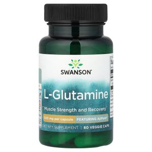 Swanson L-glutamine, 500 mg, 60 capsules végétariennes