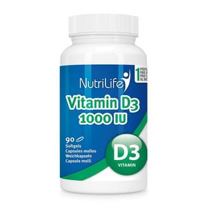 Vitamine D3 naturelle 1000 UI Complément alimentaire Vitamine D3 1000 UI naturelle issue de la lanoline
