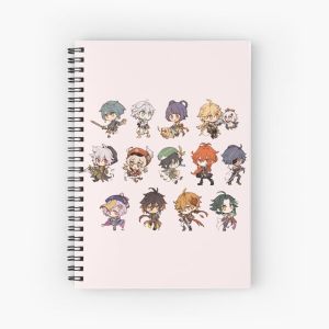 Genshin Impact Characters Union Spiral Notebook Bloc note