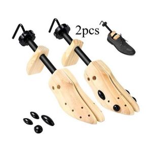 Paire d’élargisseurs de chaussures en bois – 2 pièces réglables