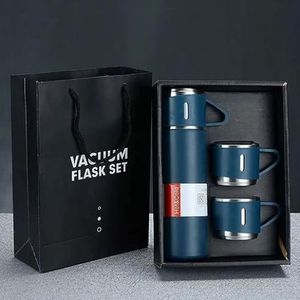 Mug Isotherme 380 ml Thermos en Acier Inoxydable Bleu - Taurus