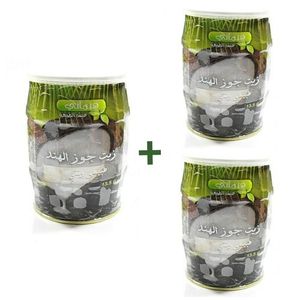 Hemani huile coco 100% bio et naturel / cosmétique et alimentaire / 400 ml x 3