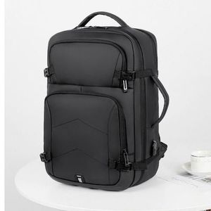 Grand 15.6 pouces sac à dos pour pc d'affaires cartable voyage caméra (noir)