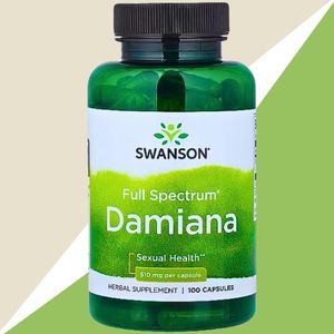 Swanson داميانا Full Spectrum®, 510 ملغ - يساعد في تعزيز الصحة الجنسية - 100 كبسولة