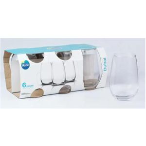 Dubai Set De 6 Verres D'eau & jus