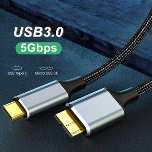 Connecteur adaptateur de câble Micro B USB 3.0 vers Type C 5Gbps câble de disque dur externe type-c vers USB 3.0 Micro B pour disque dur