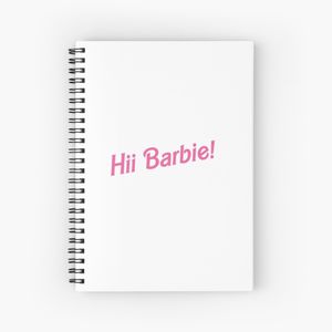 Hi Barbie 2023 Spiral Notebook - Bloc note