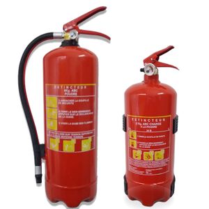 Fire Extincteur sécurité incendie poudre polyvalente 2kg avec certificat à  prix pas cher