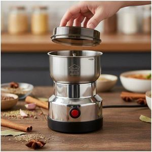 Moulins à grains herbes électriques épices noix moulin broyeur-multifonctionnelle en Acier Inoxydable -400 W- puissant et pratique
