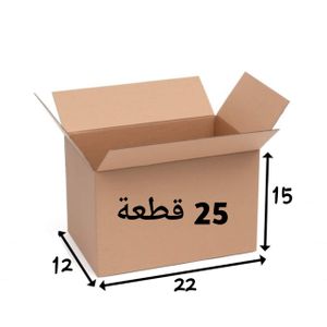 CARTON-MAROC 25 pièces Cartone  d'emballage 22CM 12CM 15CM