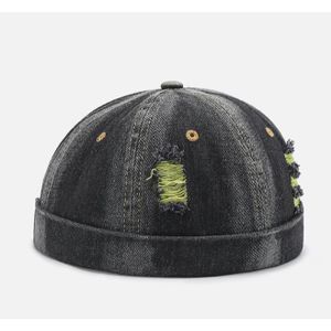 Chapeau de propriétaire 2026, nouveau modèle melon déchiré et lavé, style rétro étranger, mode décontractée et polyvalente