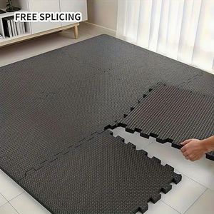 Lot 10pcs Tapis d’Exercice EVA Haute Densité, Dalles Mousse Épaisses, Protection Sol Salle de Sport, Yoga & Fitness Maison