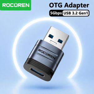 ROCOREN Adaptateur OTG 3.2 Type-C Male to USB-A  Female 5Gbps