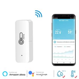 Generic Capteur d'humidité et de température WiFi compatible Alexa