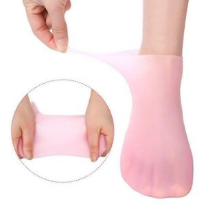 Chaussettes Réparatrices en Gel de Silicone Rose