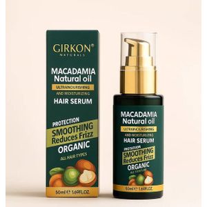 GIRKON Sérum Capillaire Ultranutritif à l'Huile de Macadamia, 50ml