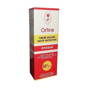Orfine كريم واقي شمس عالى الحماية OPAQUE ضد UVA / UVB / IR - 50 مل