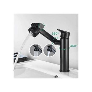 Robinet Multifonctionnel Rotatif 360 Degrés pour Évier de Cuisine et S