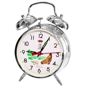 Un rappel des Beaux jours de temps Alarme de poule Argenté