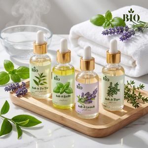 Bio Huiles Aromatiques et Beauté Naturelle 30 ml ,  Pack Soin Éclat