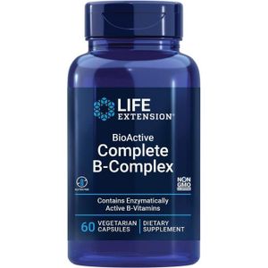 Life Extension BioActive Complete B Complex, 60 Vegetarian Capsules