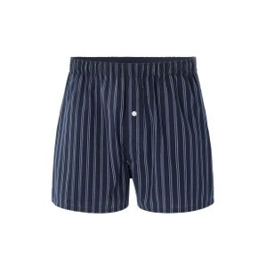 Celio Caleçon 100% coton à rayures - BLUE NAVY -