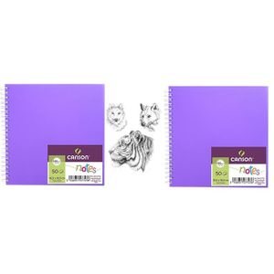 CANSON - Carnet de dessin A6 - 50 feuilles - 120g Pas Cher