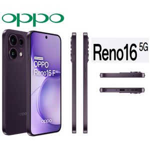 Oppo Reno 16 5G ( Twilight Violet, 12GB-256GB )50MP 3.5X Telephoto Camera 4K 60fps HDR , AI Remix Collage ,Snapdragon 7 Gen 4, 6700mAh 80W SUPERVOOC, ColorOS 16 , IP69K