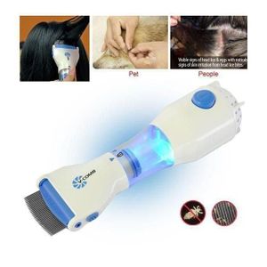 Peigne à poux électrique avec fonction d'aspiration pour un retrait efficace