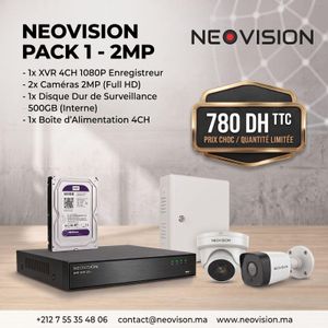 TvT PACK CAMERAS DE SURVILLANCE 