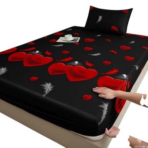 Drap Housse Imprimé 190x90 cm  + 1 taie d'oreiller  ( 2 pieces) 