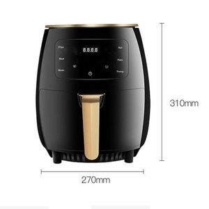 Friteuse sans huile à air chaud 4.5l grande capacité air fryer