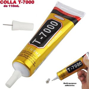 Colle de réparation pour écran tactile de téléphone avec super adhésif  T7000 colle noire liquide – 15 ml