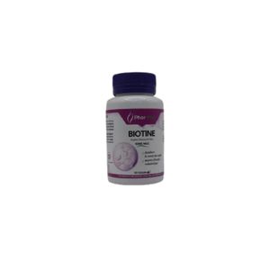 Biotine 5000 MCC, Complément Alimentaire pour Cheveux, Peau et Ongles, 60 Gélules