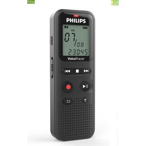 Philips Enregistreur vocal numerique VoiceTracer dvt1160-8GB memoire easy one touch recording recording in pcm