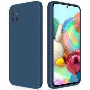 Case Coque Souple Liquid Silicone Samsung Galaxy A71 4G bleu – Protection élégante et maniabilité
