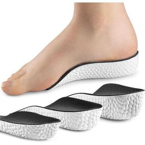 Semelles intérieures invisibles pour augmenter la hauteur, mousse à mémoire de forme EVA pour hommes et femmes, semelle intérieure de chaussure, levage du talon, coussin plus grand de 3CM