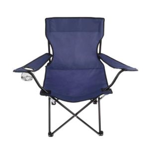 Chaise pliante portable avec accoudoir pour camping, fauteuil de pêche, croquis, pique-nique, plage