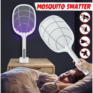 Raquette Électrique Haute Tension pour Élimination Rapide des Insectes