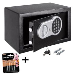 Marco Marko Coffre Fort à Serrure Électronique Avec Code PIN et 2 Clés, Fixations Murale...