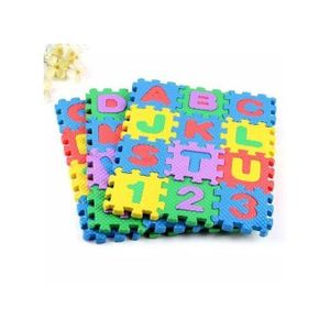 36 pièces/ensemble bébé enfant numéro Alphabet Eva Puzzle mat