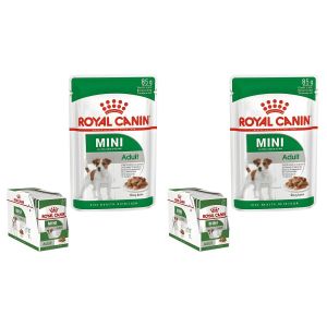 Royal Canin Pâtée pour chien - Mini Adulte - Alimentation complète - 85g - Lot de 2