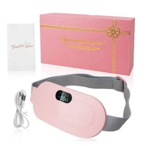 Ceinture Menstruelle 3 Réglages de Chaleur Coussin Chauffant de Massage