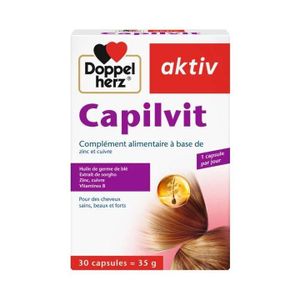 Doppelherz aktiv Capilvit cheveux sains - beaux et forts 30 30 30 30 caps
