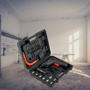 Kit de Visseuse Électrique Rechargeable,Visseuse sans Fil,Visseuse Devisseuse sans Fil Tournevis Électrique avec 47 pièces