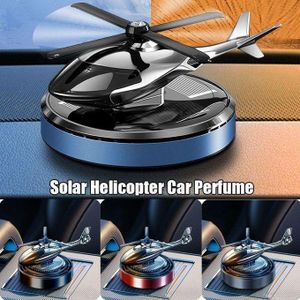 Désodorisant Solaire Rotatif en Forme d’Hélicoptère – Diffuseur d’Arôme & Décoration Voiture en Alliage Métallique-Cadeau Décoratif