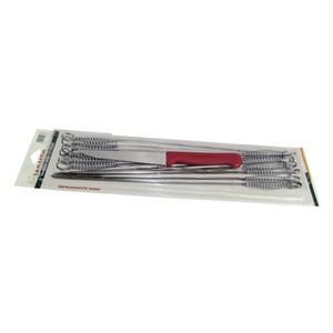 Lamacom KIT 12 BROCHES TOUT INOX + COUTEAU CADEAU
