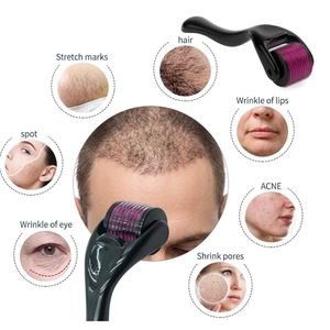 Derma Roller Professionnel – Rouleau  pour la Repousse des Cheveux et le Soin de la Peau