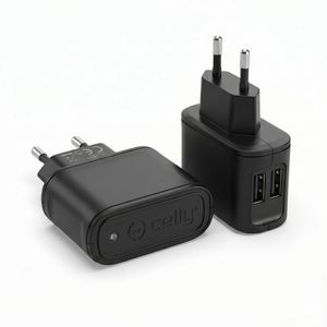 Celly Chargeur secteur universel – double port USB (2,1 A)